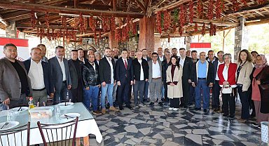 Kaymakam Gündoğdu muhtarlar ile kahvaltıda bir araya geldi