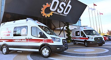 Kayseri OSB, Sağlık Müdürlüğü'ne tahsis edilmek üzere 2 ambulansı filosuna kattı