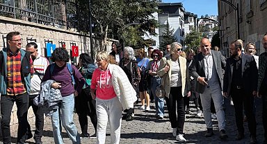 Kayseri Talas'ta Finlandiya heyetine tarihi gezi