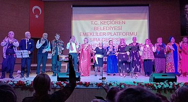 Keçiören'de Emekliler Platformu'ndan Sıra Gecesi coşkusu