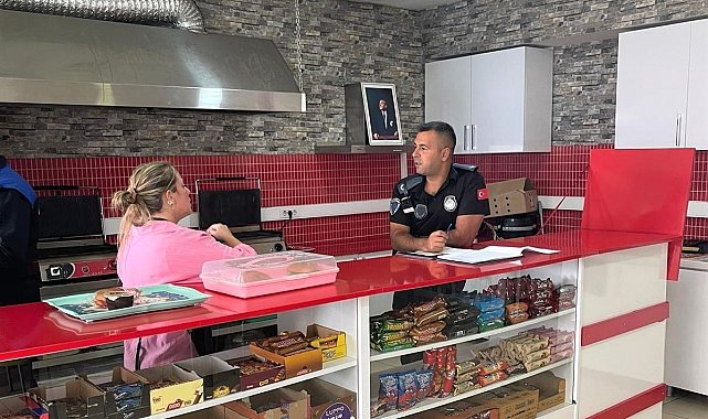 Keçiören'de zabıta ekiplerinden okul kantinlerine denetim