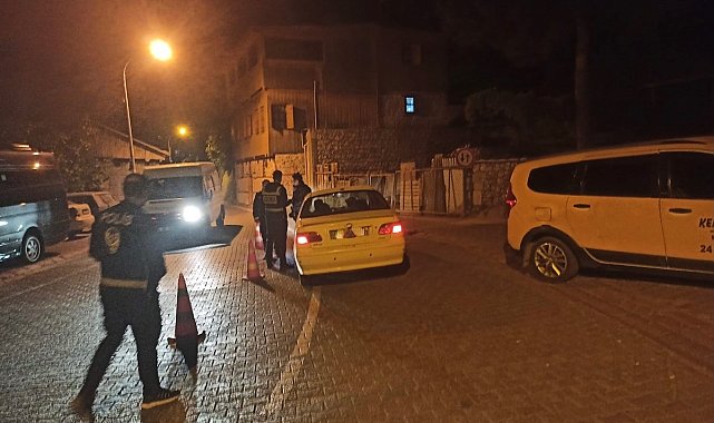 Kemaliye'de asayiş ve yol kontrol uygulaması yapıldı