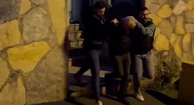 Kendisine havlayan köpeği ezen şüpheli yakalandı