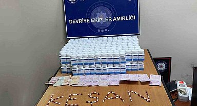 Keşan'da park halindeki araçta 16 bin 744 adet uyuşturucu hap ele geçirildi