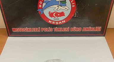 Keşan'da uyuşturucuyla yakalanan şahıs gözaltına alındı