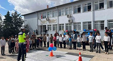 Kilis'te öğrencilere trafik eğitimi verildi