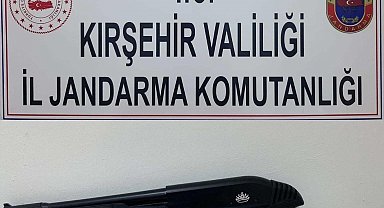 Kırşehir'de ruhsatsız tüfek operasyonu