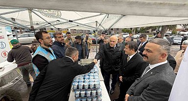 Kızılcahamam'dan Gazze'ye Kardeşlik Köprüsü yardım sergisi açıldı