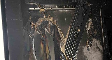 Klimadan çıkan yangında bir kişi hayatını kaybetti