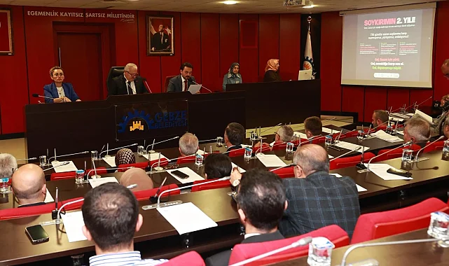Kocaeli Gebze meclisinden Gazze'ye oy birliğiyle yardım kararı