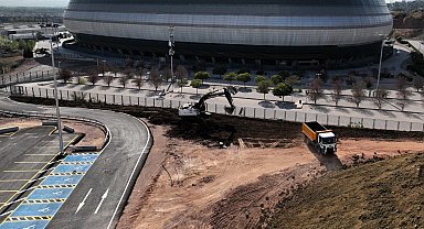 Kocaeli Stadı'nın çevresinde hummalı çalışma