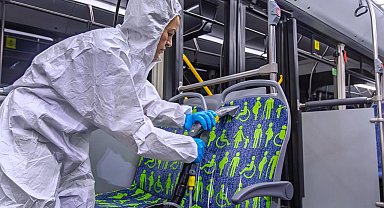 Kocaeli'de ulaşımda hijyen seferberliği