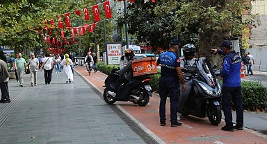 Kocaeli'de zabıta denetimde, yayalar güvende