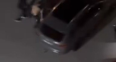 Komşuların yumruklu kavgası kamerada