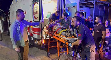 Kontrolden çıkan otomobil şarampole yuvarlandı: 2 ağır yaralı