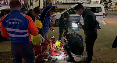 Konya Büyükşehir ekiplerinden köpek kurtarma operasyonu