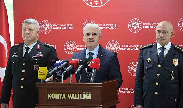 Konya Valisi Akın, güvenlik ve asayiş olaylarını değerlendirdi
