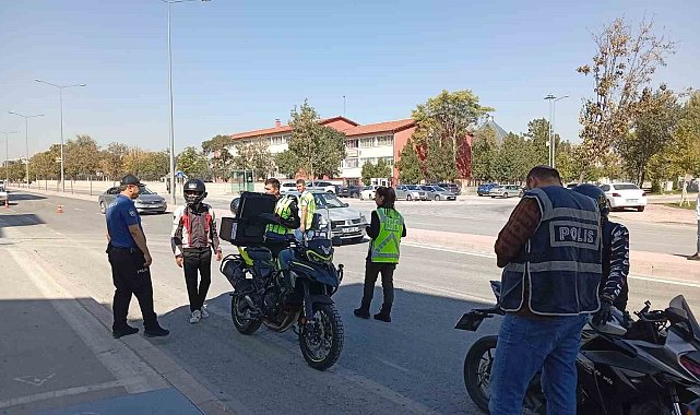 Konya'da 211 ekiple motosiklet denetimi