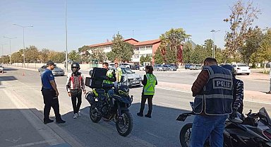 Konya'da 211 ekiple motosiklet denetimi