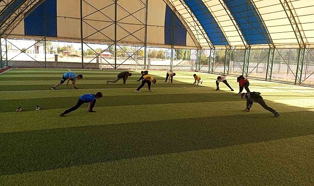 Korkut'ta atletizm antrenmanları sürüyor