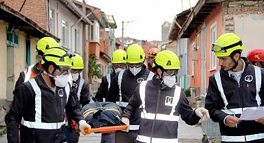 KOSB arama kurtarma ekibi, AFAD tatbikatında aktif görev üstlendi