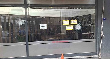 Köşk'te bir işyeri kurşunlandı