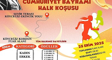 Köyceğiz'de halk koşusu yapılacak