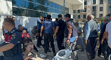 Köyde başlayıp adliye önünde devam eden kavgada 30 kişi yaralandı