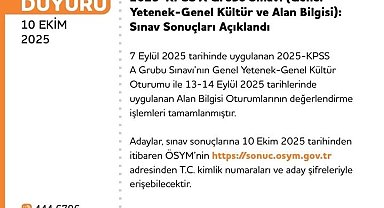 KPSS sonuçları açıklandı