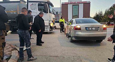 Kulu'da tanker ile otomobil çarpıştı, kaza ucuz atlatıldı