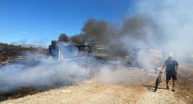 Kulübede çıkan yangında 25 güvercin yanarak telef oldu