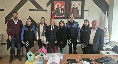 Kuş evleri Kütahya Orman Bölge Müdürlüğü'ne teslim edildi