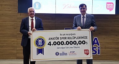 Kütahya Belediyesi'nden amatör spor kulüplerine 4 milyon TL destek