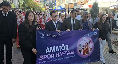Kütahya'da Amatör Spor Haftası coşkusu