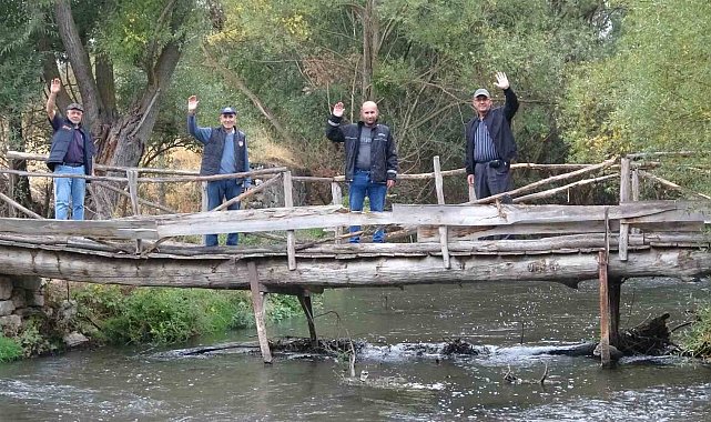 Kütahya'da köy sakinleri köprü istiyor