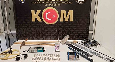 Kütahya'da tarihi eser operasyonu