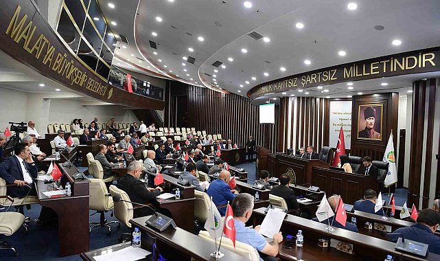Malatya Büyükşehir Meclisi'nden Filistin'e destek