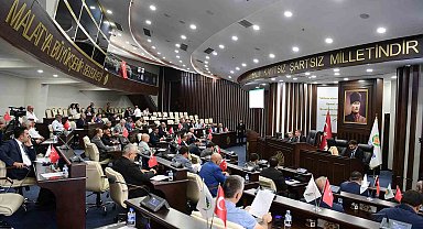 Malatya Büyükşehir Meclisi'nden Filistin'e destek