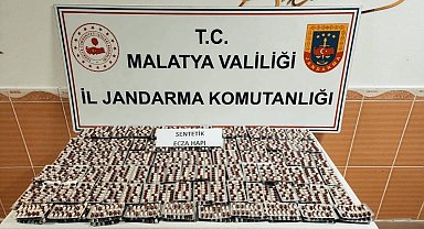 Malatya'da 4 bin 438 adet uyuşturucu hap ele geçirildi