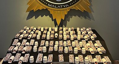 Malatya'da 7 bin 881 adet uyuşturucu hap ele geçirildi, 2 kişi tutuklandı