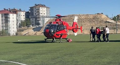 Malatya'da 77 yaşındaki hastaya hava ambulansıyla zamanında müdahale