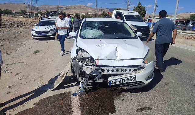 Malatya'da otomobil ile motosiklet çarpıştı: 1 ölü