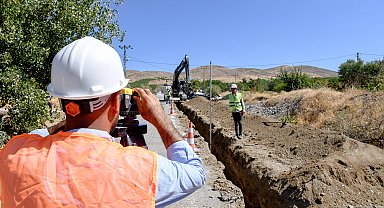Malatya'da Hacıyusuflar'a yeni kanalizasyon hattı