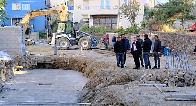 Malazgirt Caddesinde çalışmalar yoğunlaştı