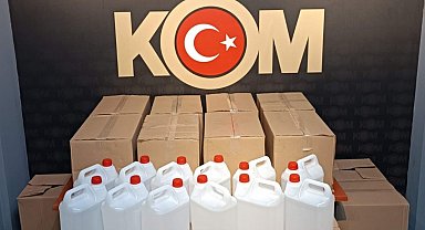 Manisa'da kaçak alkol operasyonu