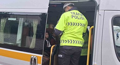 Manisa'da okul servislerine yönelik denetim