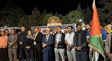 Mardin'de İsrail'in saldırılarına tepki