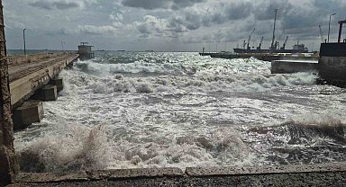 Marmara Denizi'nde şiddetli fırtına