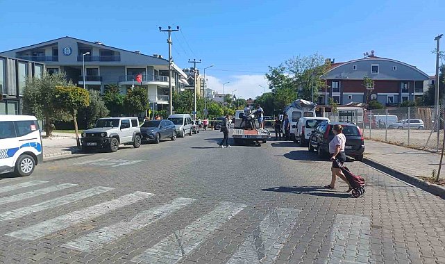 Marmaris'te motosikletli saldırı: 1 yaralı