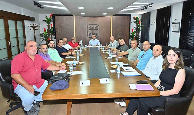 MATSO'da zeytinyağı fabrikası işletmelerinin sorun ve talepleri masaya yatırıldı
